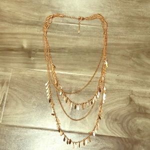 Rose Gold Layered Necklace